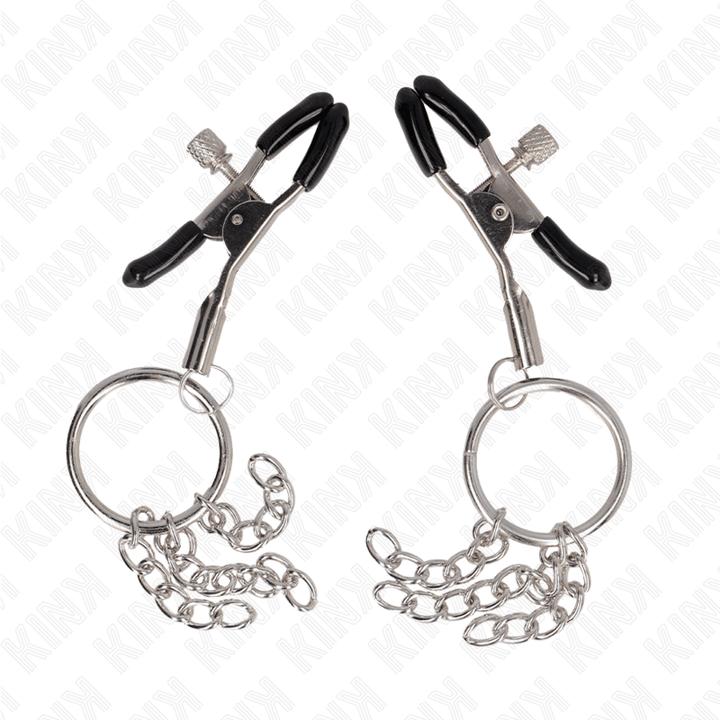 KINK - O-RING NIPPELKLEMME UND KLEINE KETTE SILBER - CM - INTIM SPACE Online Sexshop