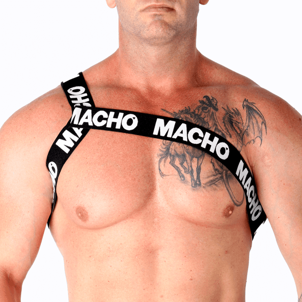 MACHO - RÖMISCHES HARNESS WEISS S/M - INTIM SPACE Online Sexshop