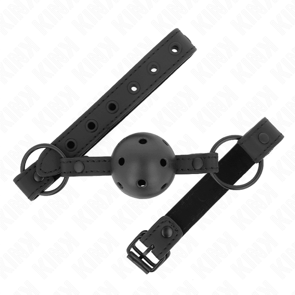 KINK - NEOPRENBALL 4,5 CM KNEBEL 63,5 - 2 CM VERSTELLBAR 41 - 59 CM - INTIM SPACE Online Sexshop