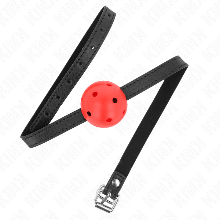 KINK - SIMPLICITY ROT ATMUNGSAKTIVER 4,5 CM BALLGAG 62 - 1,5 CM - INTIM SPACE Online Sexshop