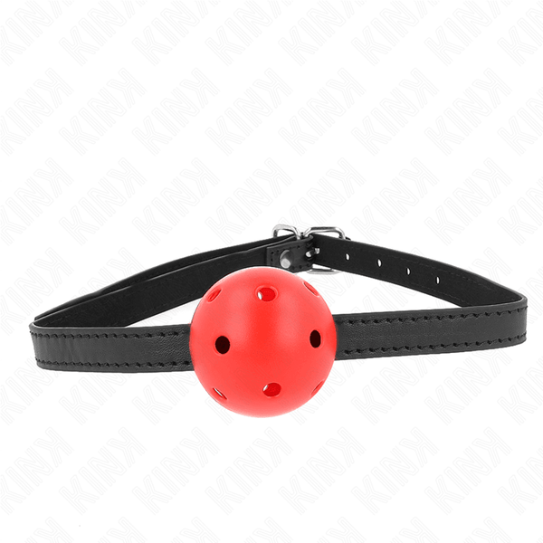 KINK - SIMPLICITY ROT ATMUNGSAKTIVER 4,5 CM BALLGAG 62 - 1,5 CM - INTIM SPACE Online Sexshop