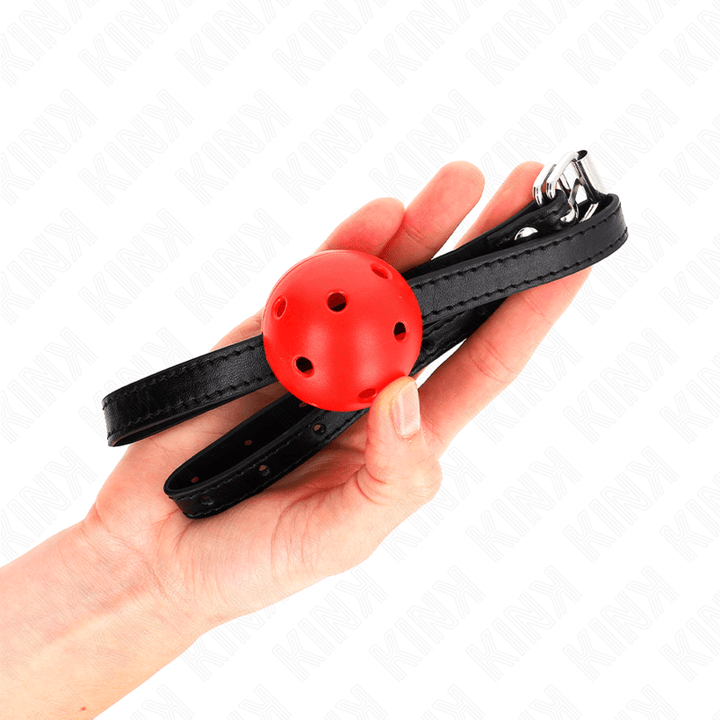 KINK - SIMPLICITY ROT ATMUNGSAKTIVER 4,5 CM BALLGAG 62 - 1,5 CM - INTIM SPACE Online Sexshop