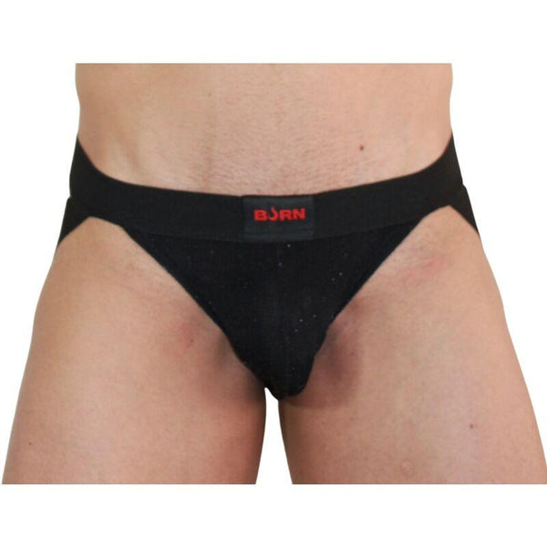 BURN - 003 JOCK GLÄNZEND SCHWARZ XL - INTIM SPACE Online Sexshop