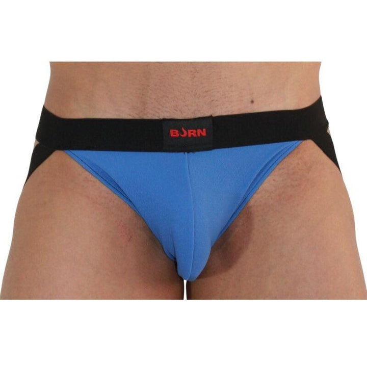 BURN - 008 JOCK BLAU - SCHWARZ XL - INTIM SPACE Online Sexshop