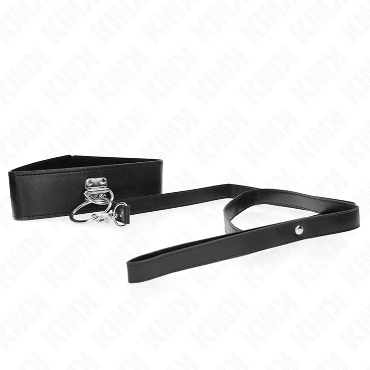 KINK - NIETENLEINE 116 CM HALSBAND MIT KUNSTLEDERBAND 50 - 5 CM - INTIM SPACE Online Sexshop