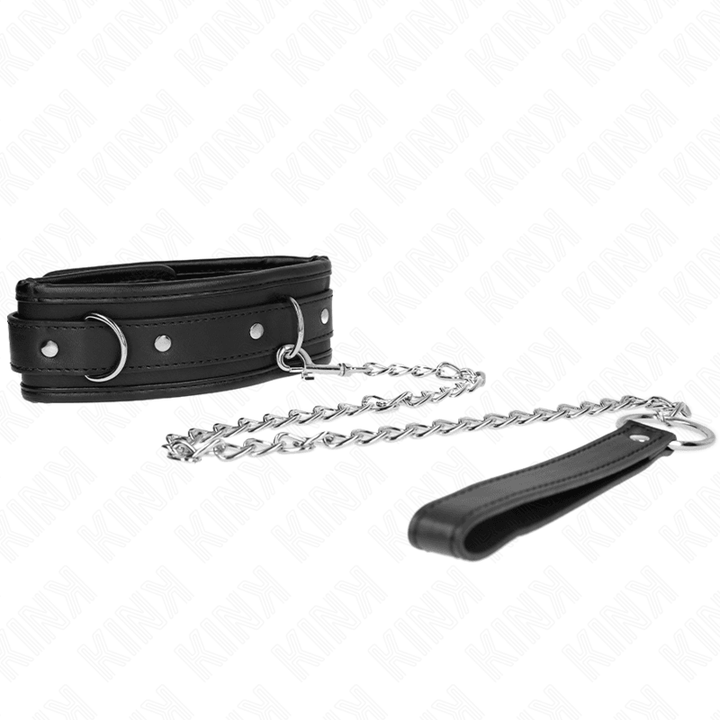 KINK - BASISMODELL HALSBAND MIT LEINE 65 CM MODELL - 53 - 6 CM - INTIM SPACE Online Sexshop