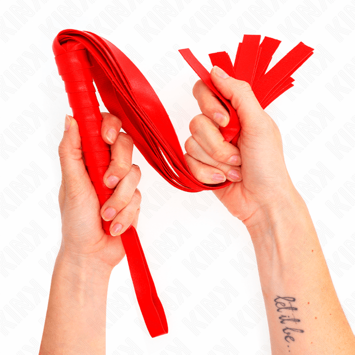 KINK - ROTE BREITSCHWANZPEITSCHE 48,5 CM - INTIM SPACE Online Sexshop