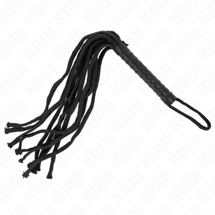 KINK - SCHWARZE SEILPEITSCHE 56 CM - INTIM SPACE Online Sexshop