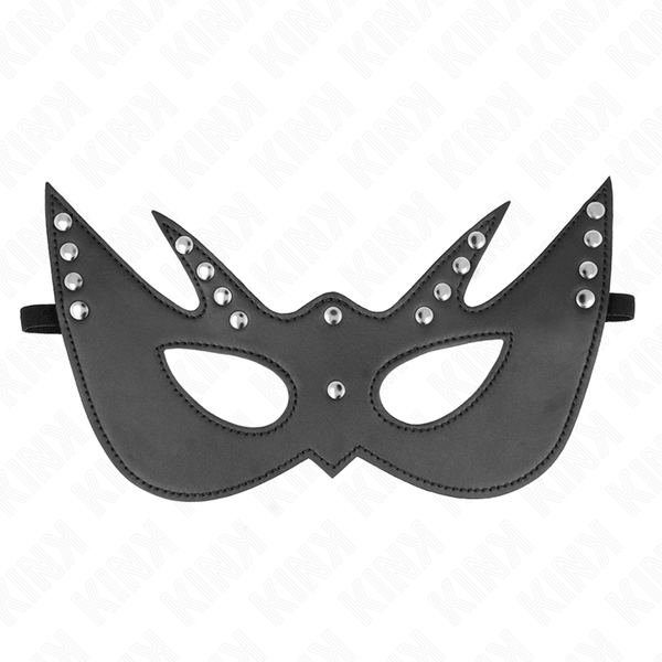 KINK - FLEDERMAUSMASKE MIT NIETEN 23 - 15 CM - INTIM SPACE Online Sexshop