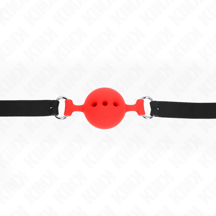 KINK - VOLLSILIKON-KLAPPEN 55 - 2 CM MIT 4,5 CM KUGEL GRÖSSE - ROT VERSTELLBAR 35-51 CM - INTIM SPACE Online Sexshop