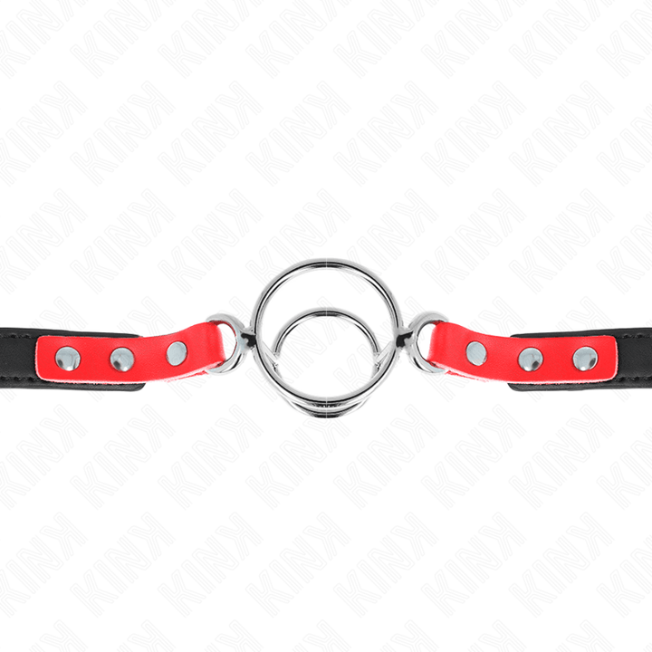 KINK - KNEBEL MIT MEHREREN O-RINGEN - / 4,8 CM ROT 38 - 56 CM - INTIM SPACE Online Sexshop