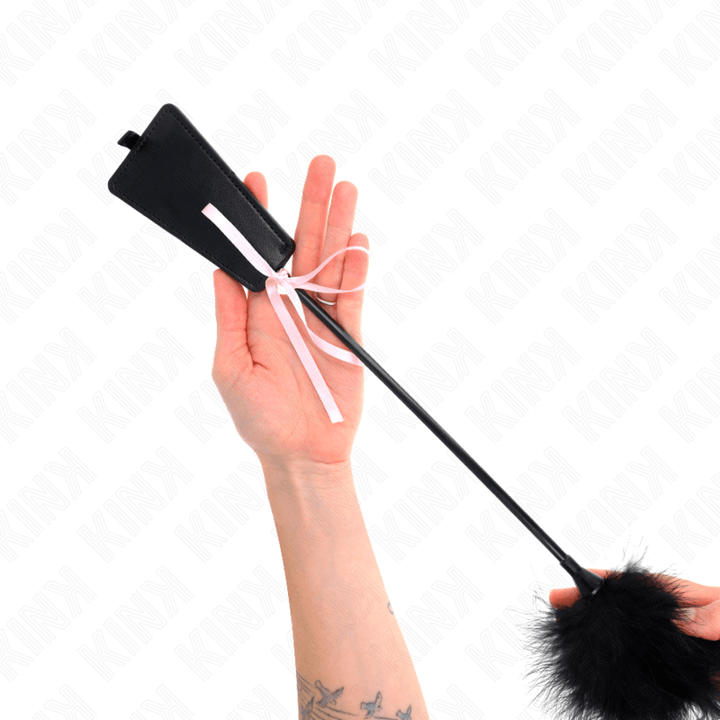 KINK - TICKLE FEATHERS MIT ROSA SCHLEIFE 49 CM - INTIM SPACE Online Sexshop