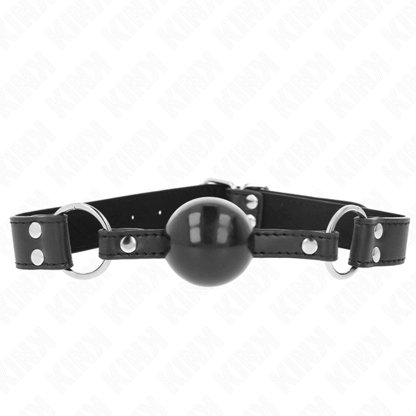 KINK - WEICHER UND FESTER KUGELKOPF - CM MIT KUNSTLEDERBAND 62 - 2,5 CM VERSTELLBAR 42-58 CM - INTIM SPACE Online Sexshop