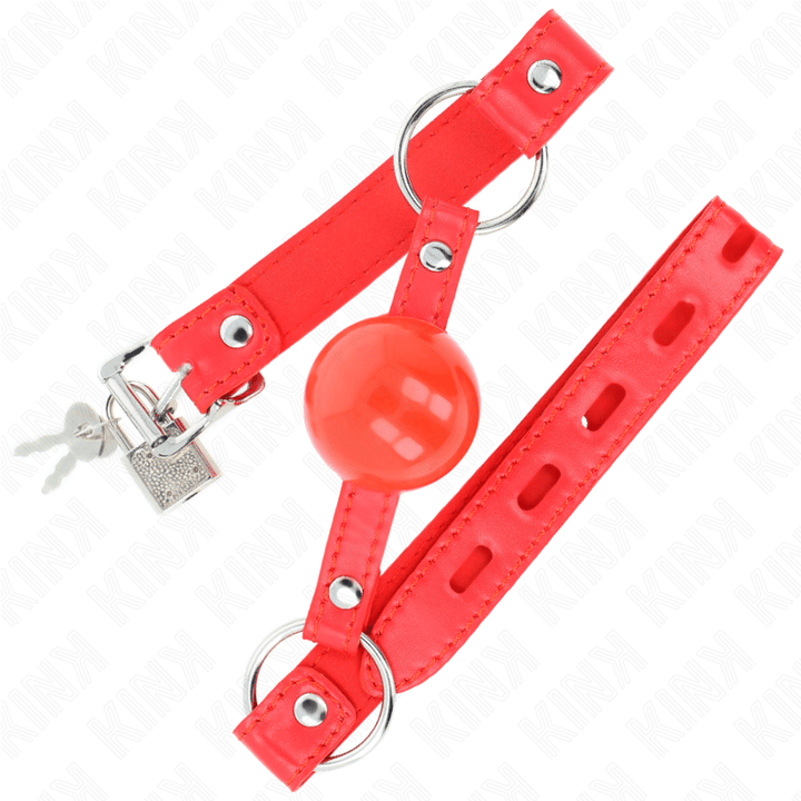 KINK - TPE-BALL - CM KNEBEL MIT ROJO-SCHLOSS 60 - 2 CM - INTIM SPACE Online Sexshop