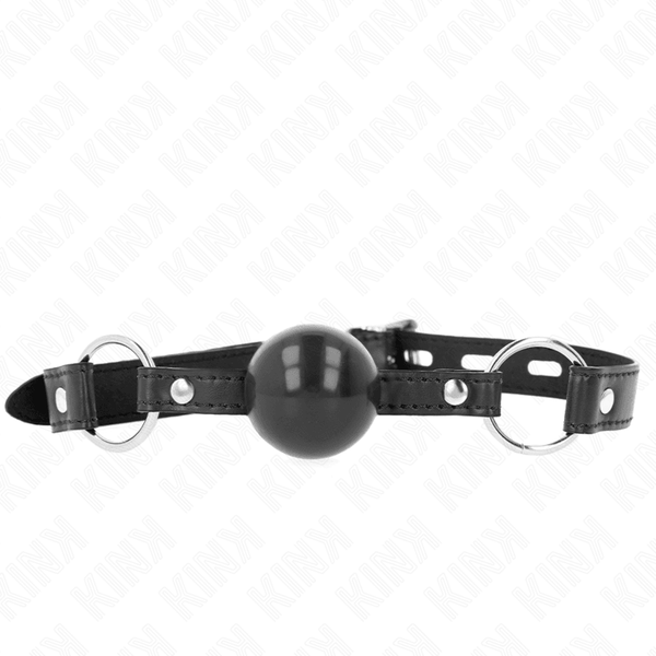 KINK - SCHWARZER TPE-BALL - CM Knebel 60 - 2 CM - INTIM SPACE Online Sexshop