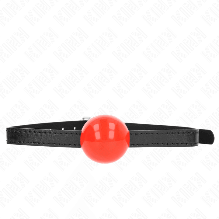 KINK - ROTER EINZELNER FESTER BALL - CM GAG 65 - 1,5 CM - INTIM SPACE Online Sexshop