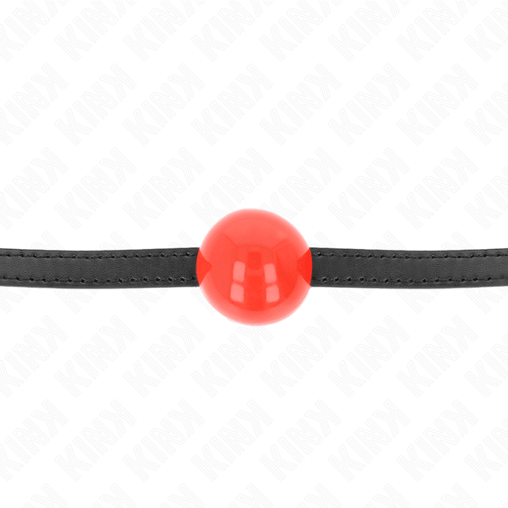 KINK - ROTER EINZELNER FESTER BALL - CM GAG 65 - 1,5 CM - INTIM SPACE Online Sexshop