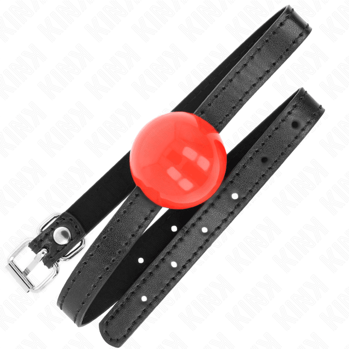 KINK - ROTER EINZELNER FESTER BALL - CM GAG 65 - 1,5 CM - INTIM SPACE Online Sexshop