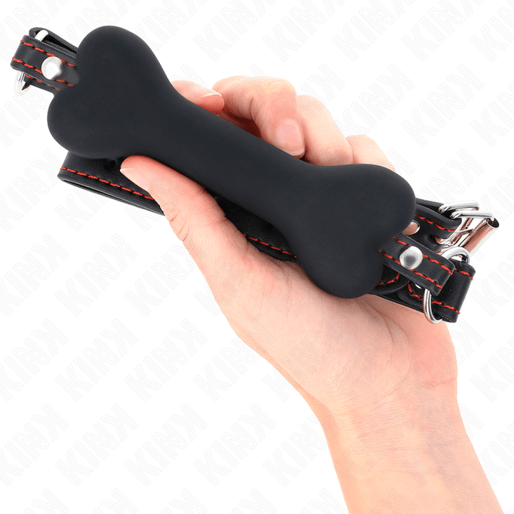 KINK - SCHWARZER KNOCHEN 12 CM GAG 63 - 2 CM - INTIM SPACE Online Sexshop