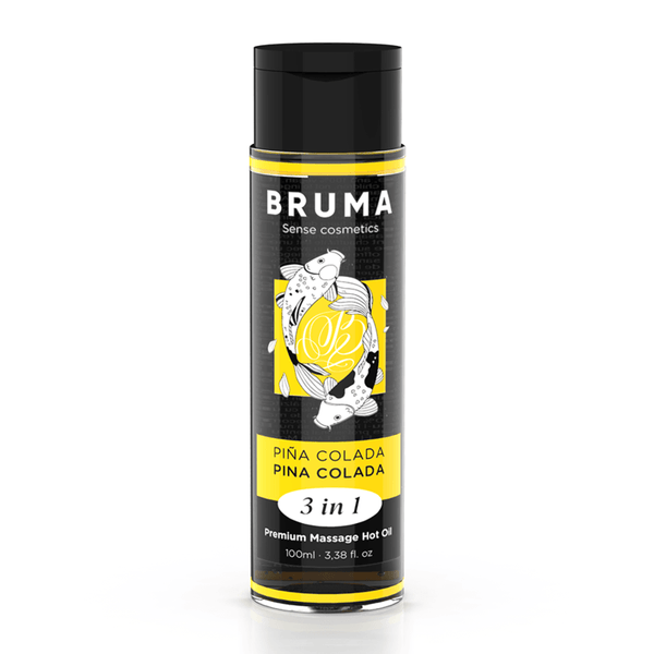 BRUMA - PREMIUM-MASSAGEÖL MIT WÄRMEEFFEKT, PINA COLADA-GESCHMACK - IN - - 100 ML - INTIM SPACE Online Sexshop