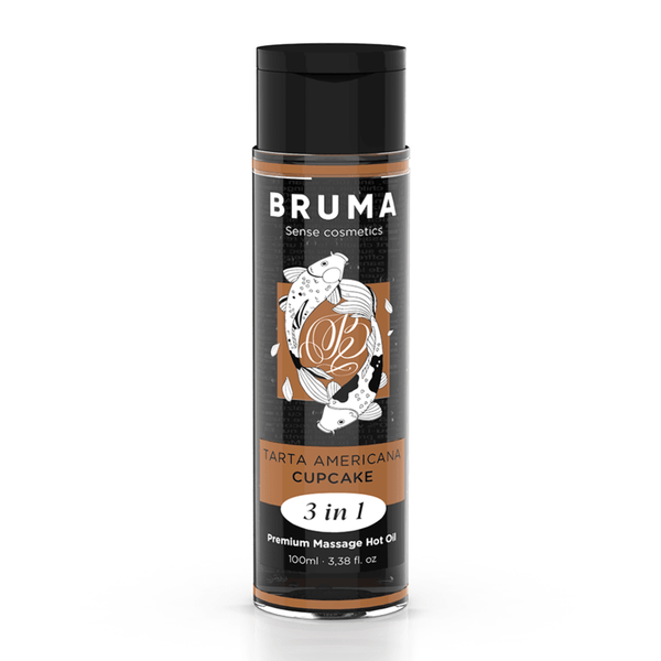 BRUMA - PREMIUM-MASSAGEÖL MIT WÄRMEEFFEKT, CUPCAKE-GESCHMACK - IN - - 100 ML - INTIM SPACE Online Sexshop