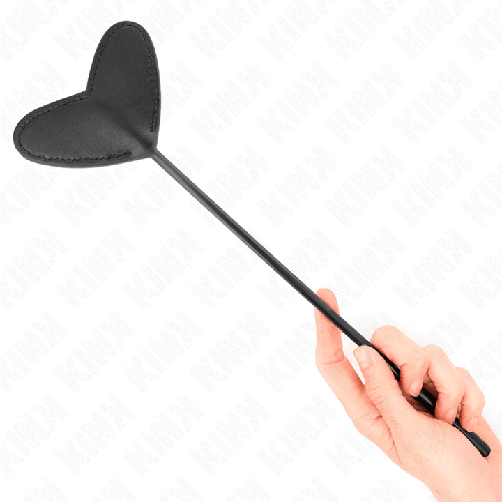 KINK - SCHWARZE HERZFÖRMIGE PALETTE 33 - 10 CM - INTIM SPACE Online Sexshop