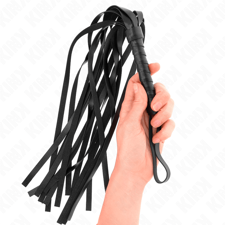 KINK - EINFACHE SCHWARZE PEITSCHE 45 CM - INTIM SPACE Online Sexshop