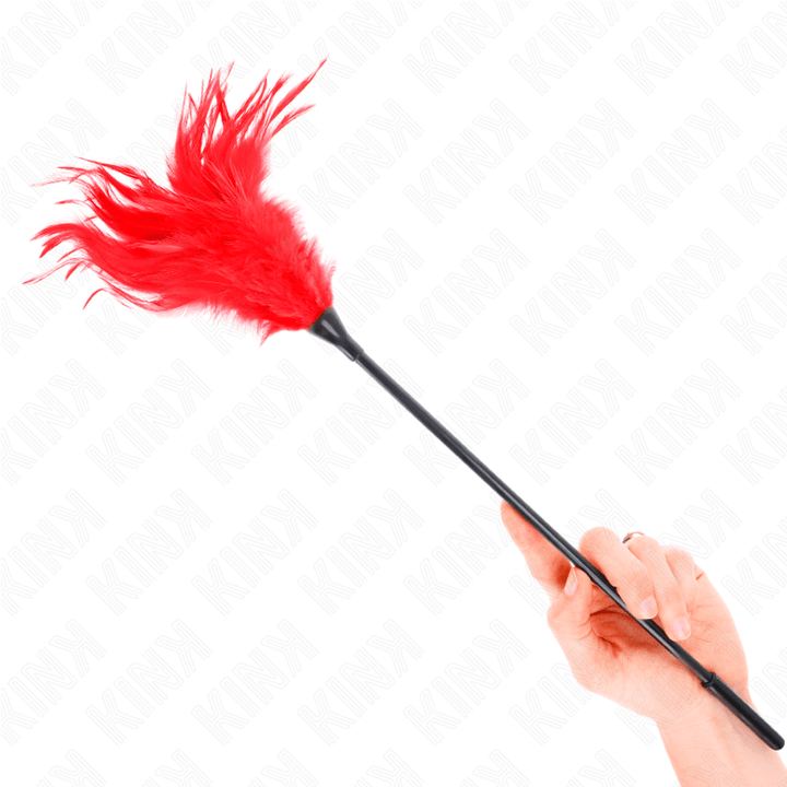 KINK - MEHRERE ROTE KITZELFEDERN 45 CM - INTIM SPACE Online Sexshop