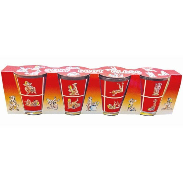 DIABLO PICANTE - 4 CHUPITOS DE CRISTAL KAMASUTRA - INTIM SPACE Online Sexshop