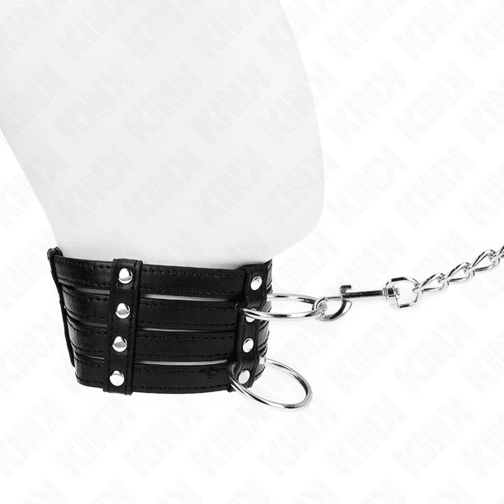 KINK - HALSKETTE MIT GÜRTEL 65 CM SUB STYLE VERSTELLBAR 35-51 CM - 7 CM - INTIM SPACE Online Sexshop