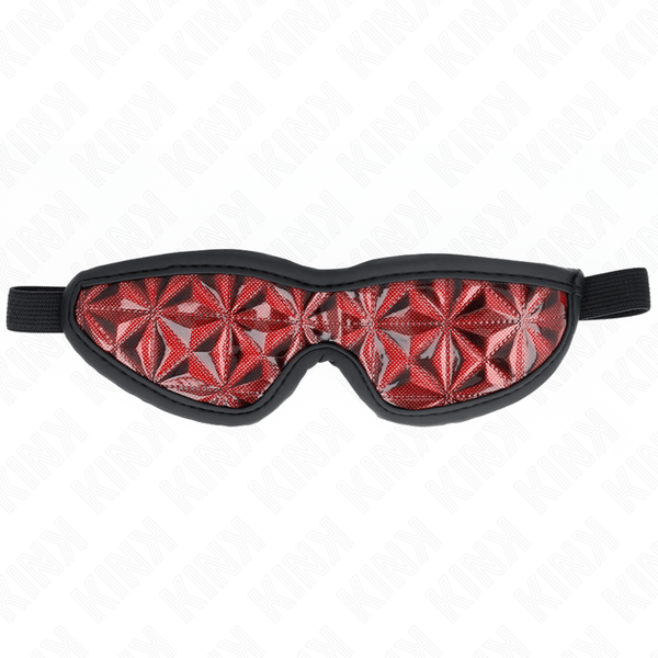 KINK - ROTES STIRNBAND MIT RAUTENMUSTER 20,5 - 6 CM - INTIM SPACE Online Sexshop