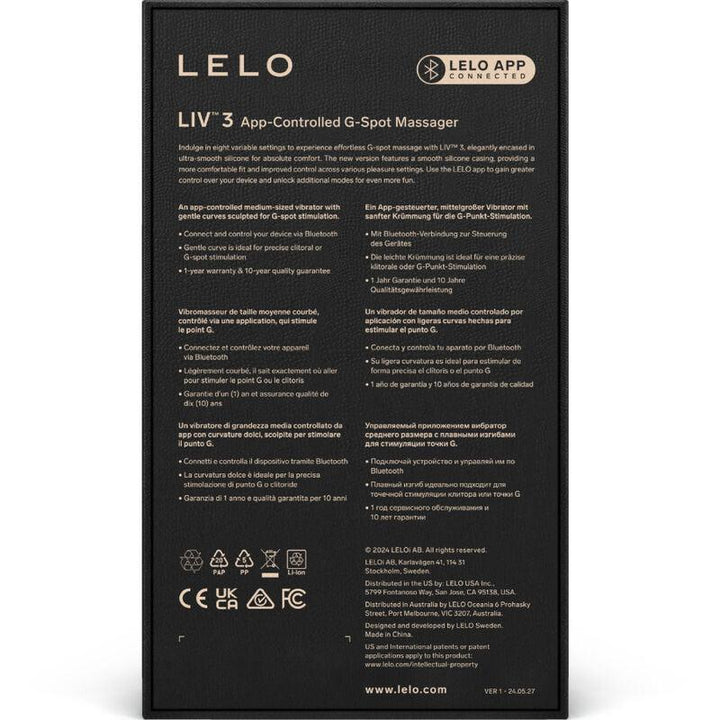 LELO - LIV™ - G-SPOT-STIMULATOR BLAU - INTIM SPACE Online Sexshop