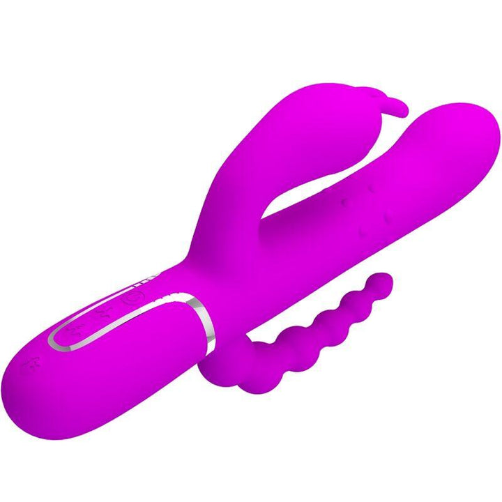 PRETTY LOVE - CAMMY TRIPLE VIBRATOR MULTIFUNKTION - IN - ROSA - INTIM SPACE Online Sexshop