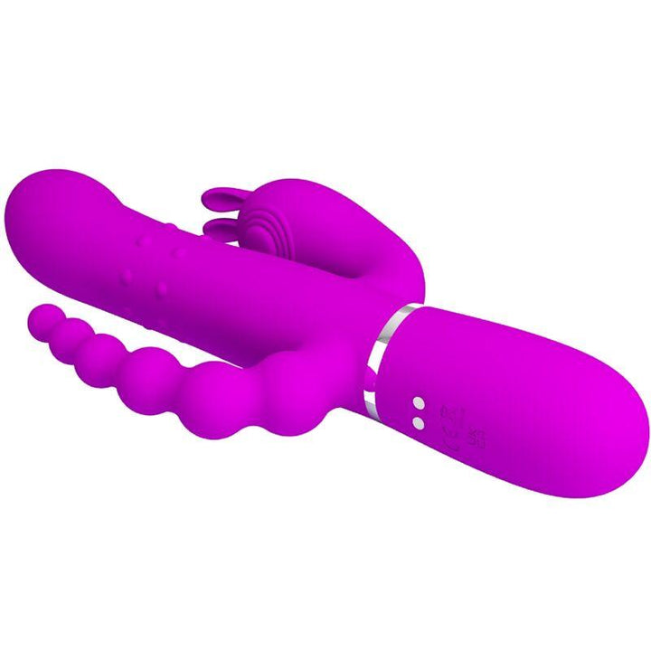 PRETTY LOVE - CAMMY TRIPLE VIBRATOR MULTIFUNKTION - IN - ROSA - INTIM SPACE Online Sexshop