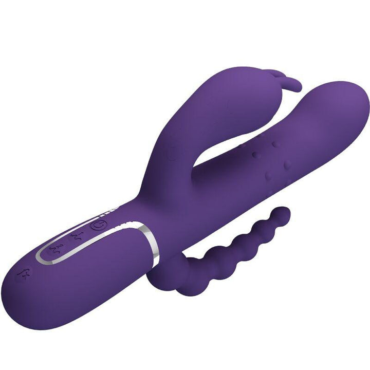 PRETTY LOVE - CAMMY TRIPLE VIBRATOR MULTIFUNKTION - IN - LILA - INTIM SPACE Online Sexshop