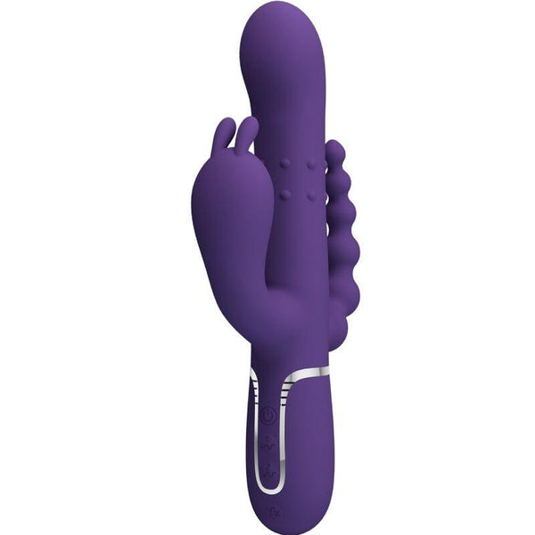 PRETTY LOVE - CAMMY TRIPLE VIBRATOR MULTIFUNKTION - IN - LILA - INTIM SPACE Online Sexshop