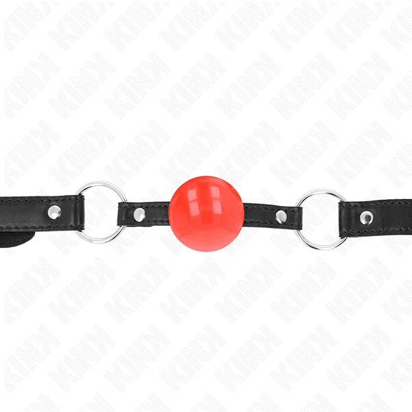 KINK - ROTER TPE-BALL - CM KNEBEL 60 - 2 CM - INTIM SPACE Online Sexshop