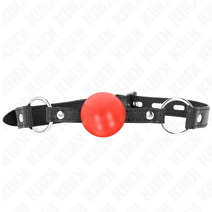 KINK - ROTER TPE-BALL - CM KNEBEL 60 - 2 CM - INTIM SPACE Online Sexshop