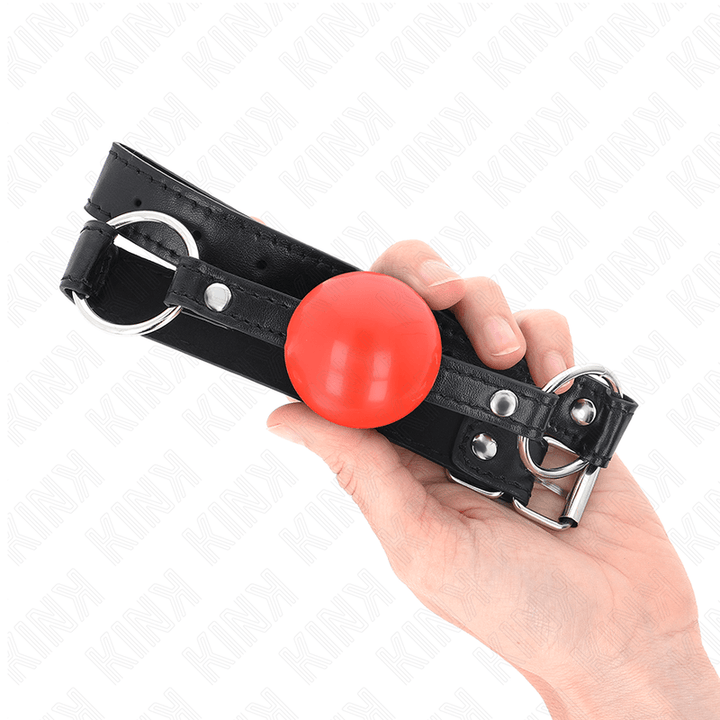 KINK - ROTER TPE-BALL - CM KNEBEL 60 - 2 CM - INTIM SPACE Online Sexshop