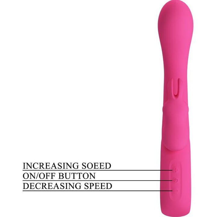 PRETTY LOVE - NOVAK RABBIT VIBRATOR 12 VIBRATIONEN ROSA - INTIM SPACE Online Sexshop