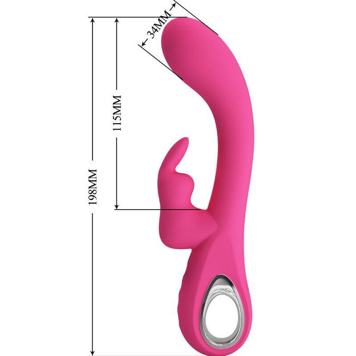 PRETTY LOVE - NOVAK RABBIT VIBRATOR 12 VIBRATIONEN ROSA - INTIM SPACE Online Sexshop