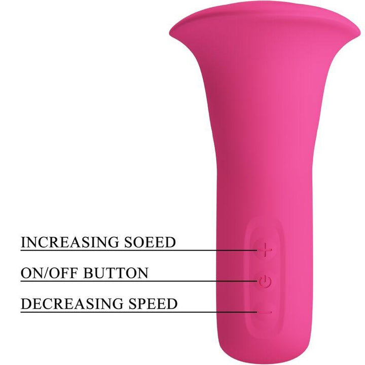 PRETTY LOVE - CLYDE ORALVIBRATOR VIBRIERENDE ZUNGE 12 VIBRATIONEN ROSA - INTIM SPACE Online Sexshop