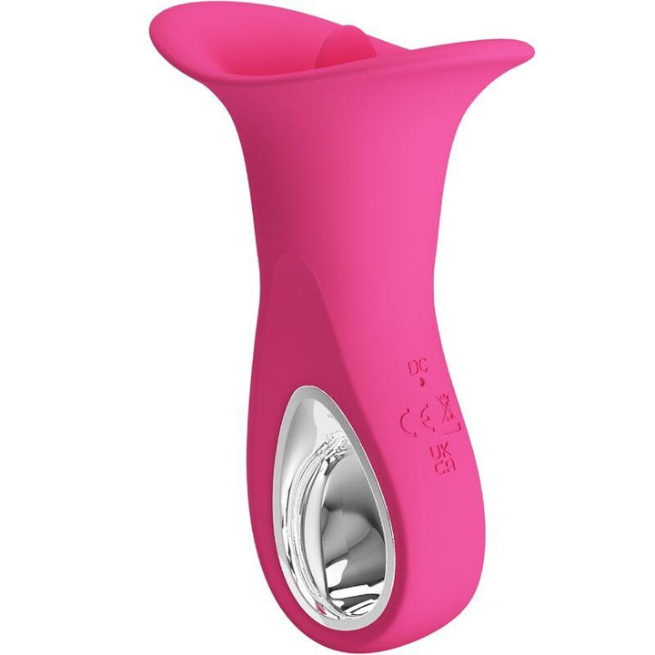 PRETTY LOVE - CLYDE ORALVIBRATOR VIBRIERENDE ZUNGE 12 VIBRATIONEN ROSA - INTIM SPACE Online Sexshop