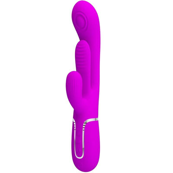 PRETTY LOVE - SHANIA TRIPLE RABBIT VIBRATOR MULTIFUNKTIONS-ROSA - INTIM SPACE Online Sexshop