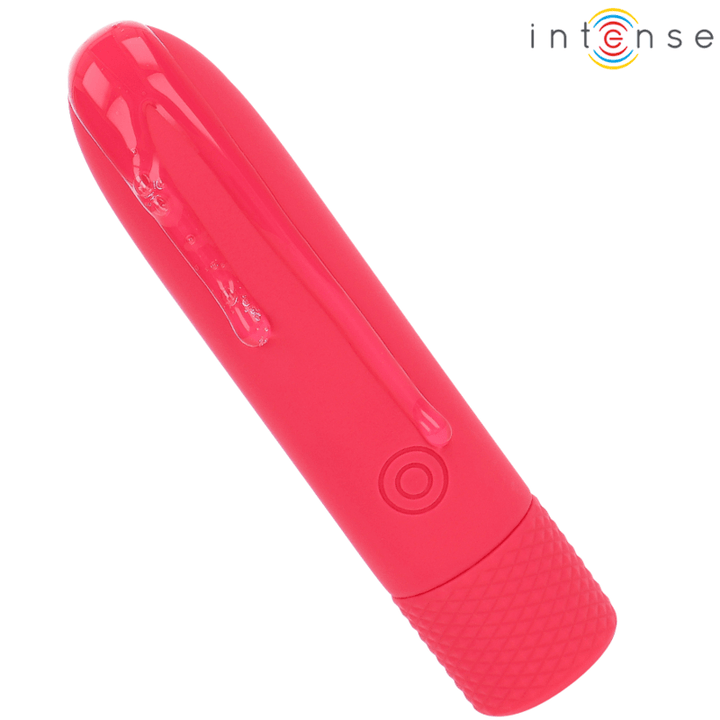 INTENSE - SYMONE USB WIEDERAUFLADBARER VIBRIERENDER BULLET - VIBRATIONEN ROT 10 - 2,2 CM - INTIM SPACE Online Sexshop