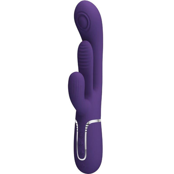 PRETTY LOVE - SHANIA TRIPLE RABBIT VIBRATOR MULTIFUNKTIONS-LILA - INTIM SPACE Online Sexshop