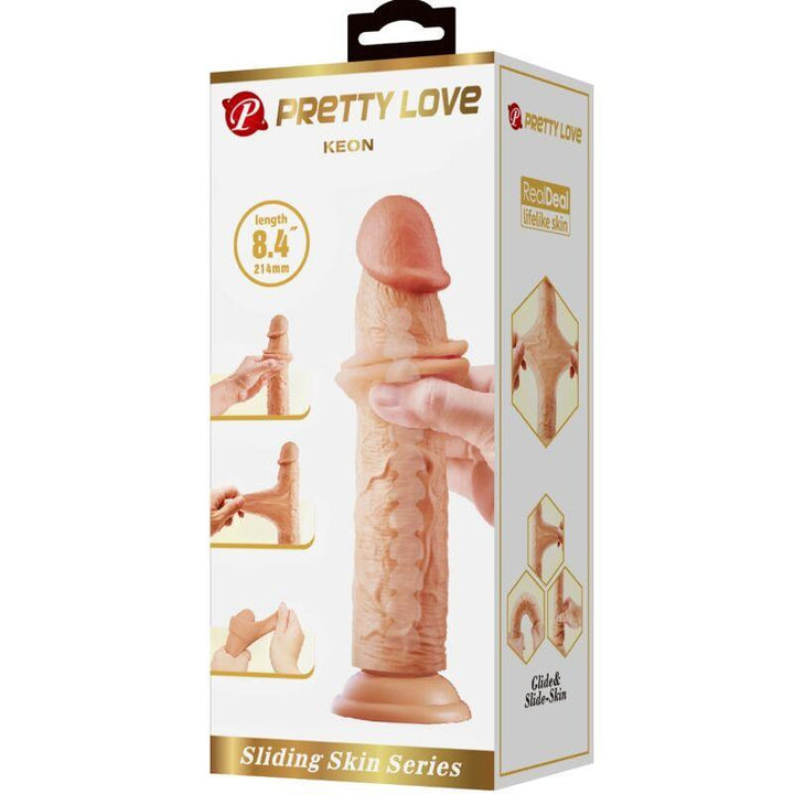 PRETTY LOVE - KEON REALISTISCHER DILDO 21 CM FLEISCH - INTIM SPACE Online Sexshop