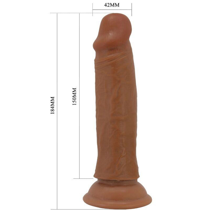 PRETTY LOVE - QUENTIN REALISTISCHER DILDO 18 CM BRAUN - INTIM SPACE Online Sexshop