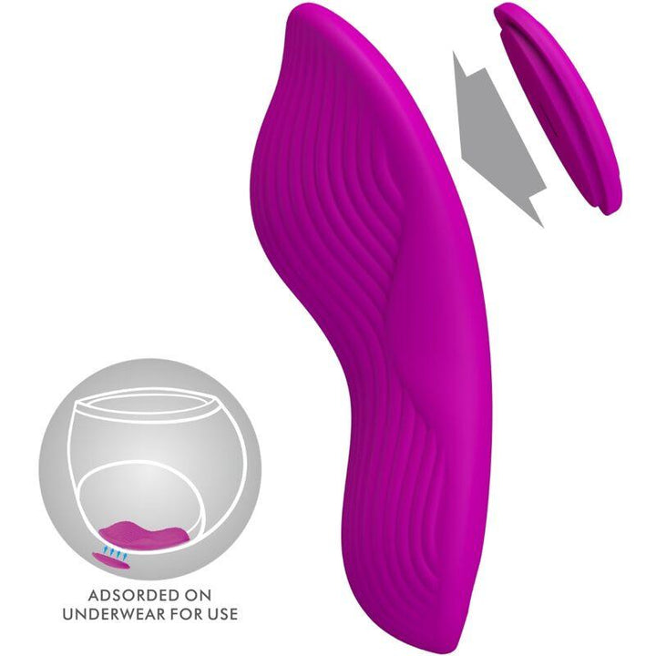 PRETTY LOVE - ROMARIO AUFLEGBARER KLITORIS-STIMULATOR MIT FERNBEDIENUNG ROSA - INTIM SPACE Online Sexshop