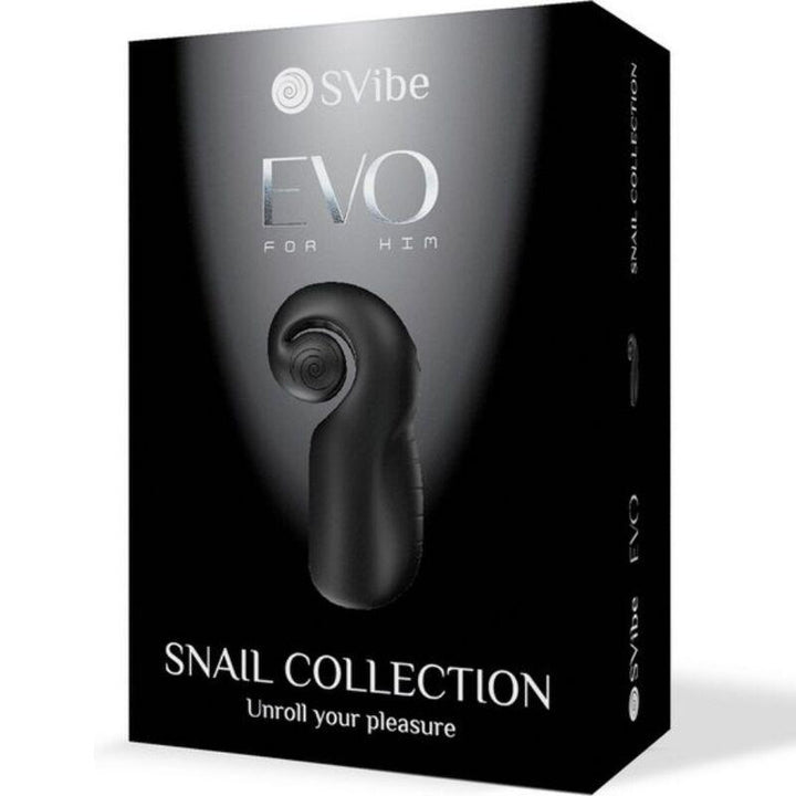 SNAIL VIBE - EVO FÜR IHN MÄNNLICHER MASTURBATOR SLIDE N'ROLL SCHWARZ - INTIM SPACE Online Sexshop